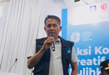 Evi Yandri Hadiri HUT ke-7 GEKRAFS di Huntara Limau Manis, Dorong Kepedulian untuk Warga Terdampak Bencana